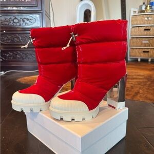 Christian Louboutin heel boots